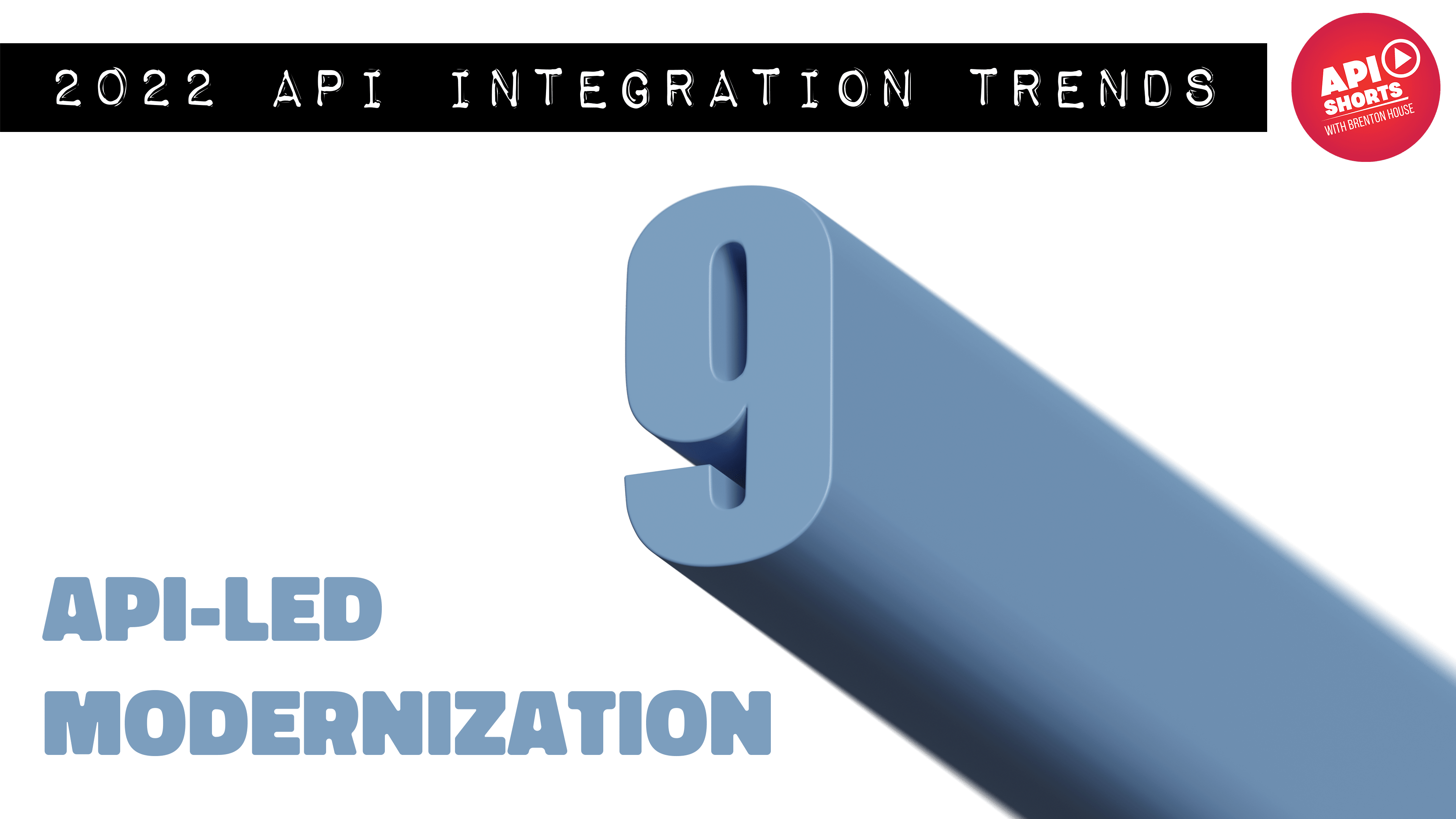 API Trends 2022 - API-Led Modernization - Brenton House